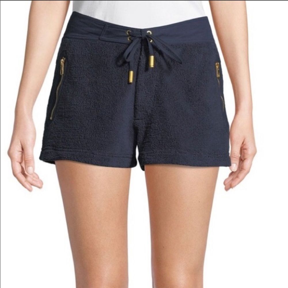Tory Burch Josie Terry Beach Shorts Size 4 NWT